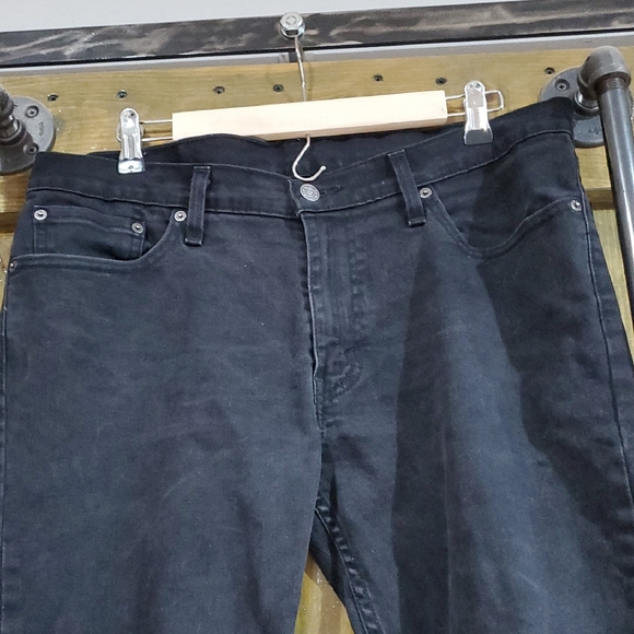 Men's Levi's 511 Black Jeans 33x30 - Picture 2 of 9